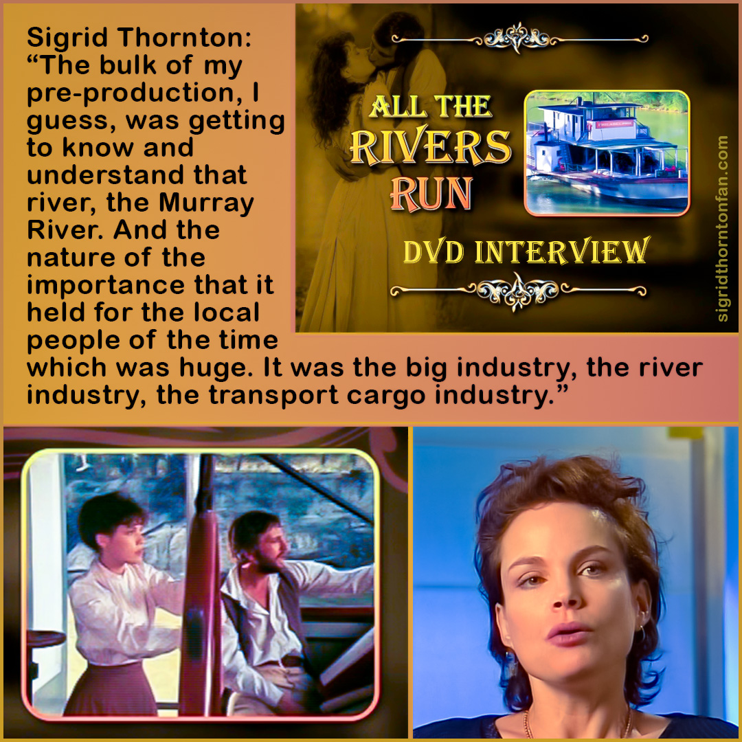 All The Rivers Run Sigrid Thornton interview