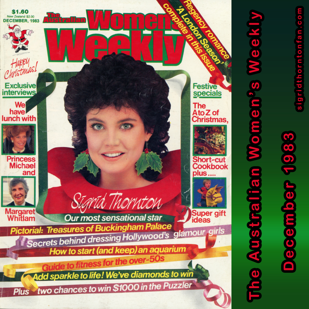 Women&apos;s Weekly Sigrid Thornton