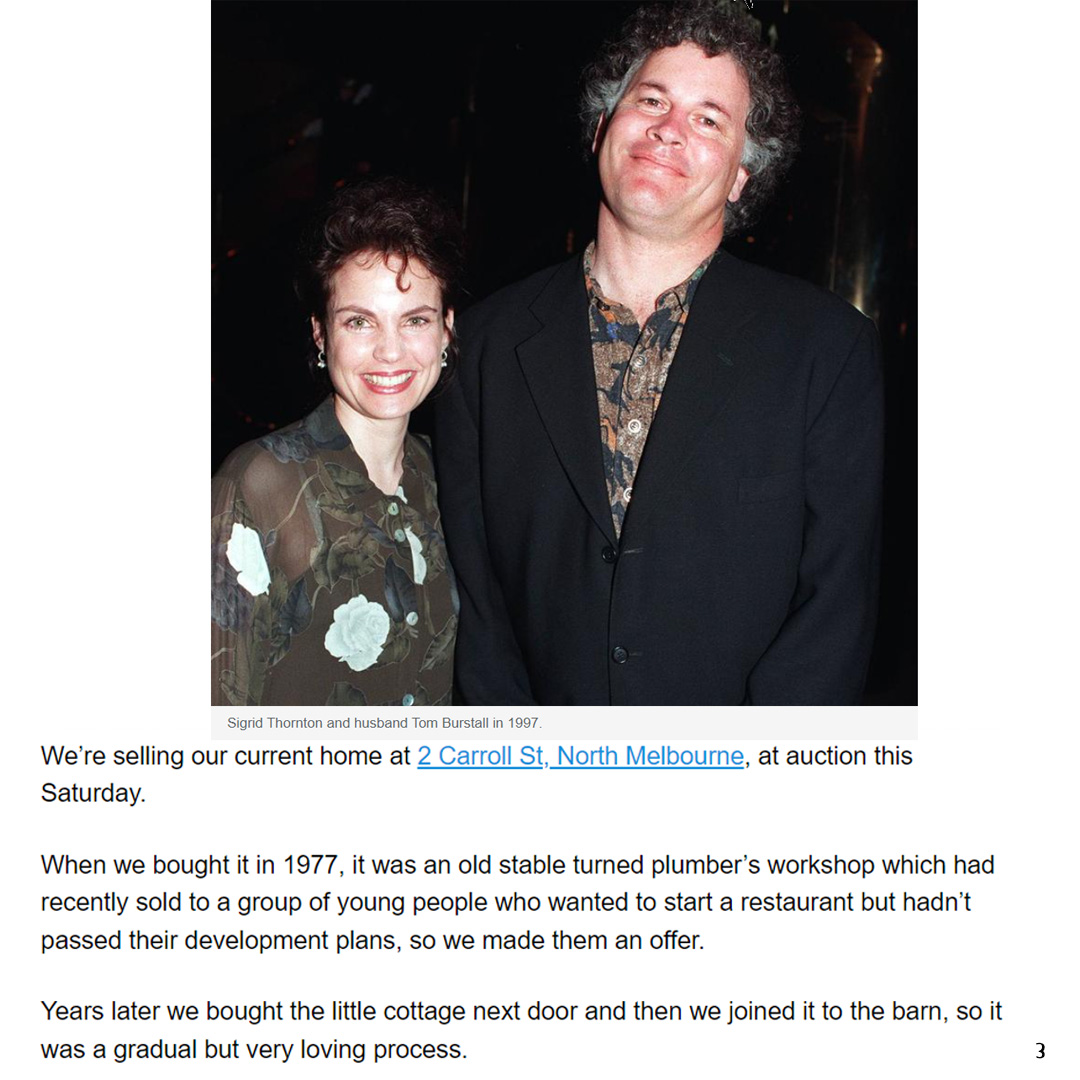 Moving on up: Sigrid Thornton dreams of a real life Seachange