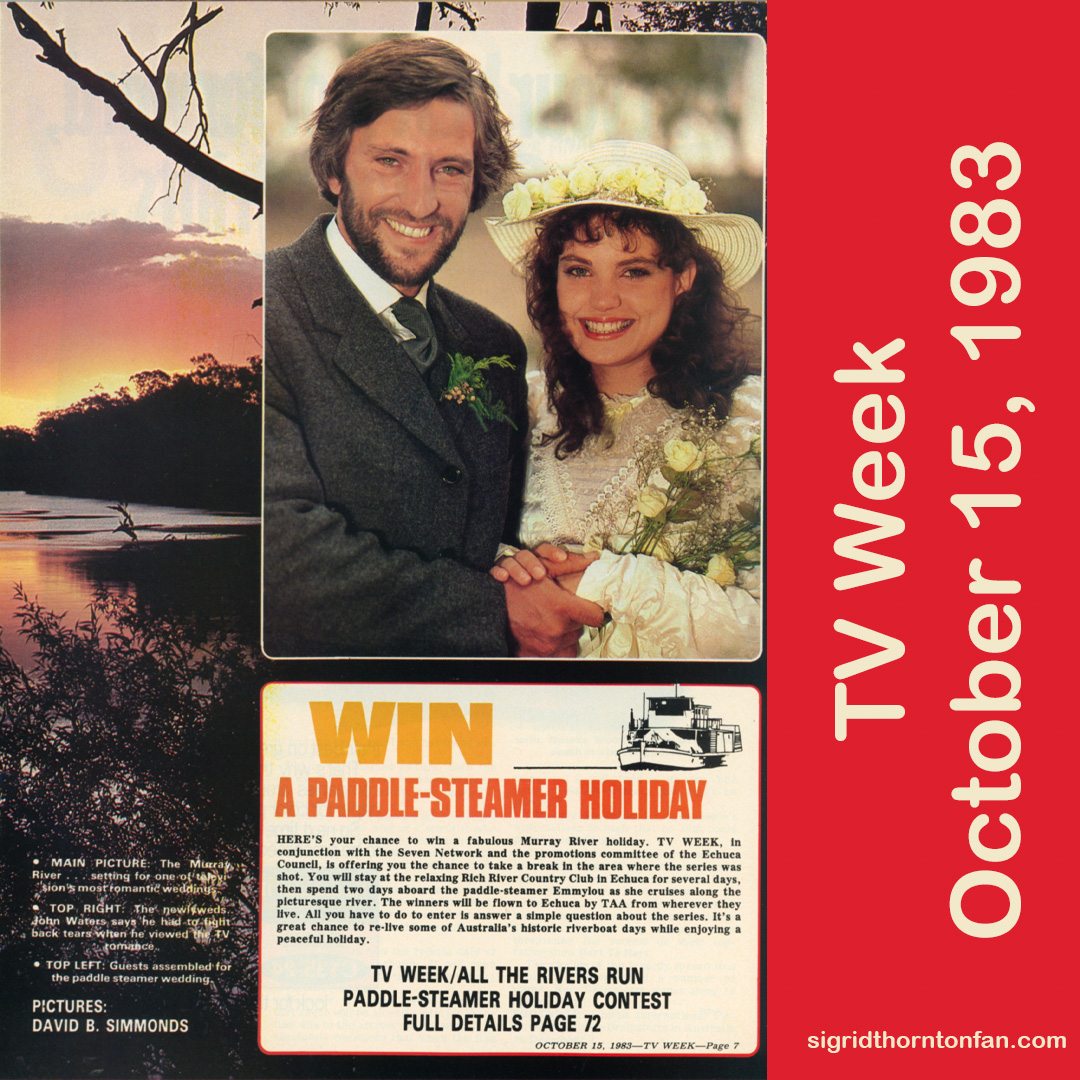 TV Week Oct 15 1983 All the Rivers Run